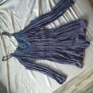 Navy Blue Romper with Pockets Size M